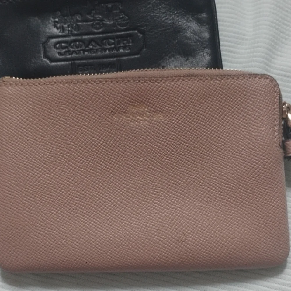 Coach Leather Wristlet Set Of 2 - Picture 3 of 8